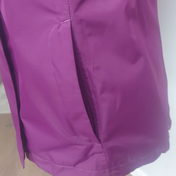 Woods Canatite Hooded Rain Jacket in Purple with Fuschia Lining - Size S - Picture 4 of 14